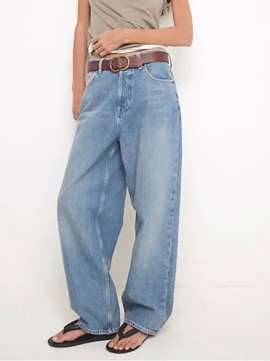 We The Free Denim - Free People We The Free Cora Wide Leg Slouchy Jean